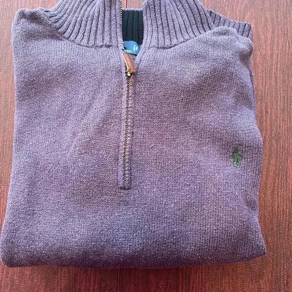 COPY - POLO by RALPH LAUREN MENS QUARTER ZIP SWEATER SIZE XXL